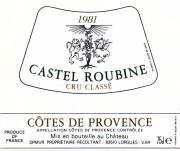 Provence-Castel Roubine 1981
